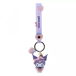 Sanrio Peach Series Přívěsek na klíče a Hand Strap Hello Kitty and Friends Display (12) YuMe Toys