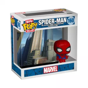 Spider-Man Bitty POP! Deluxe Vinyl Figurka Spider-Man(Cityscape) Display (12) 2,5 cm Funko