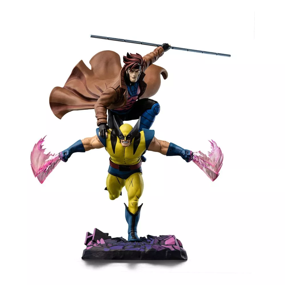 Marvel Deluxe Art Scale Soška 1/10 X-Men´97 Gambit & Wolverine 29 cm Iron Studios