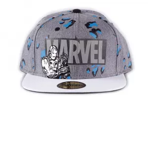 Marvel Snapback Kšiltovka Logo Retro Classic AOP Difuzed