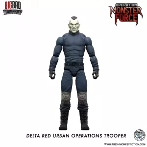 Operation: Monster Force Akční Figurka 1/12 Delta Red Urban Operations Trooper 15 cm