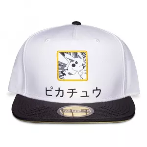 Pokémon Snapback Kšiltovka Pikachu Black, White, Yellow