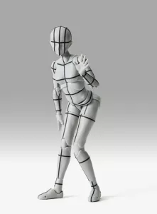 S.H.Figuarts Akční Figurka Body-Chan Sports Edition Wire Frame (Gray Color Ver.) 15 cm Bandai Tamashii Nations