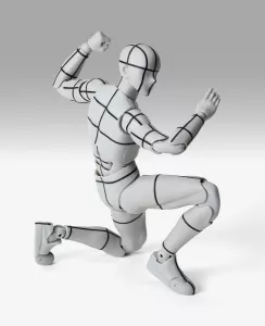 S.H.Figuarts Akční Figurka Body-Kun Sports Edition Wire Frame (Gray Color Ver.) 15 cm Bandai Tamashii Nations