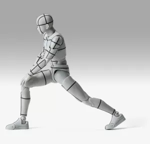 S.H.Figuarts Akční Figurka Body-Kun Sports Edition Wire Frame (Gray Color Ver.) 15 cm Bandai Tamashii Nations