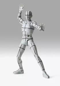 S.H.Figuarts Akční Figurka Body-Kun Sports Edition Wire Frame (Gray Color Ver.) 15 cm Bandai Tamashii Nations