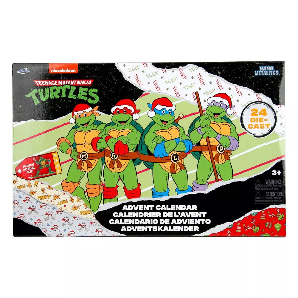 Teenage Mutant Ninja Turtles Battle Kov. Mini Figurky Adventní Kalendář Holiday 2024 Jada Toys