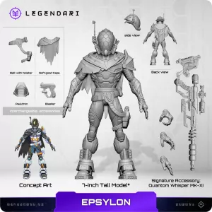 Legendari Akční Figurka 1/10 Epsylon 18 cm MetaTravelers