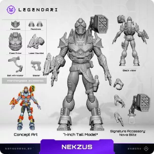 Legendari Akční Figurka 1/10 Nekzus 18 cm MetaTravelers