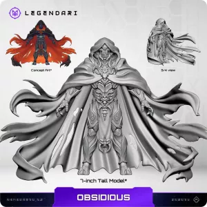 Legendari Akční Figurka 1/10 Obsidious 18 cm MetaTravelers