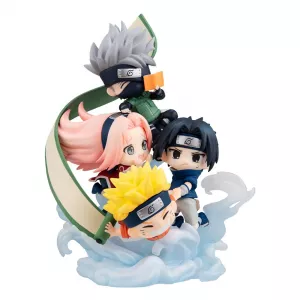 Naruto Shippuden FigUnity PVC Mini Soška Gather Here, Team 7 13 cm (With gift) Megahouse