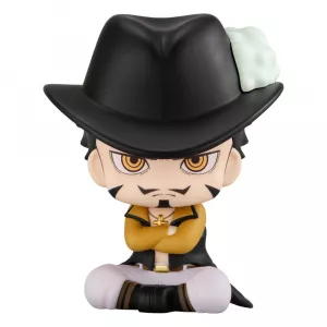 one Piece Look Up PVC Sochy Dracule Mihawk & Crocodile 11 cm (With gift) Megahouse