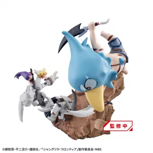 Shangri-La Frontier Petitrama Ex Series Trading Figurka 3-Set Shangri-La Frontier vs Monster Diorama Kolekce Set 11 cm (With gift) Megahouse