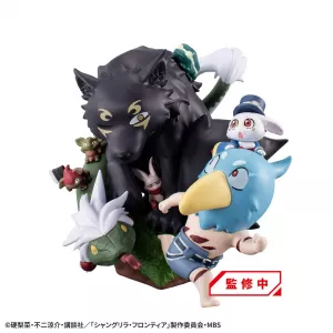 Shangri-La Frontier Petitrama Ex Series Trading Figurka 3-Set Shangri-La Frontier vs Monster Diorama Kolekce Set 11 cm (With gift) Megahouse