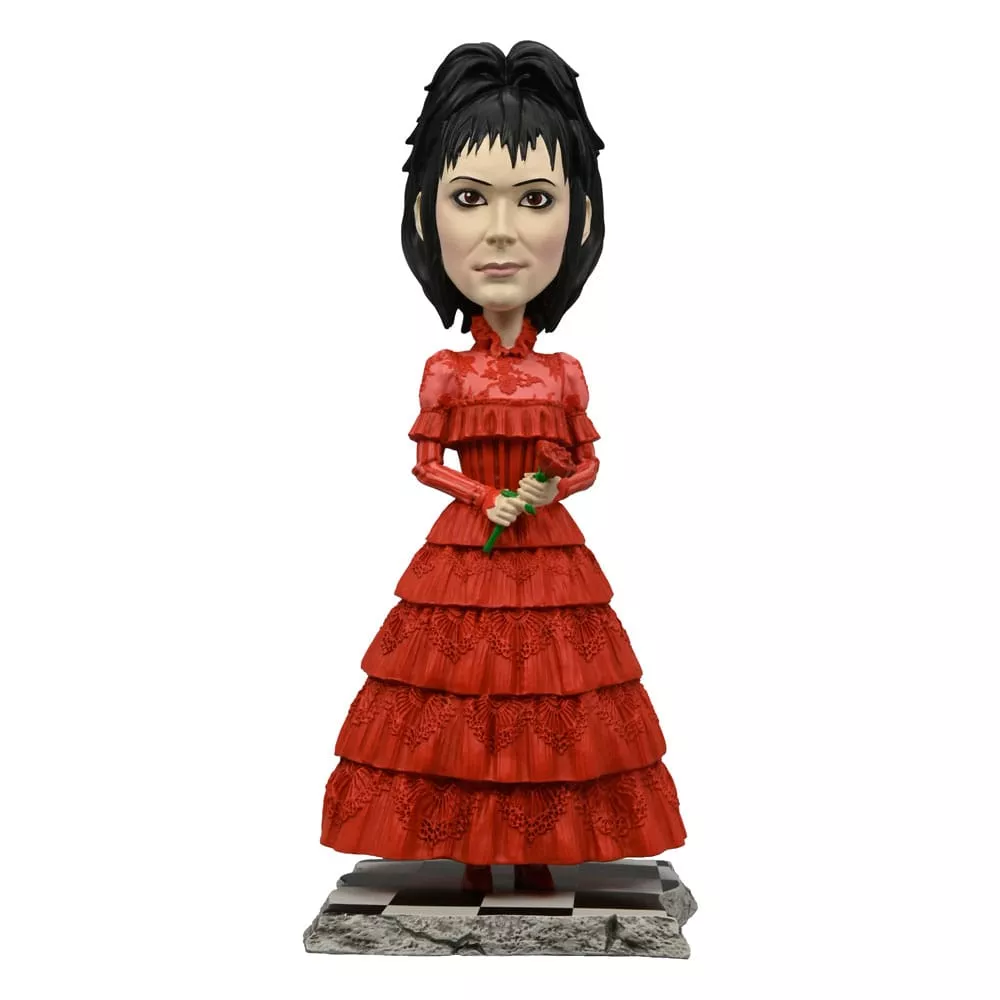 Beetlejuice Beetlejuice Head Knocker Bobble-Head Lydia Wedding 20 cm NECA