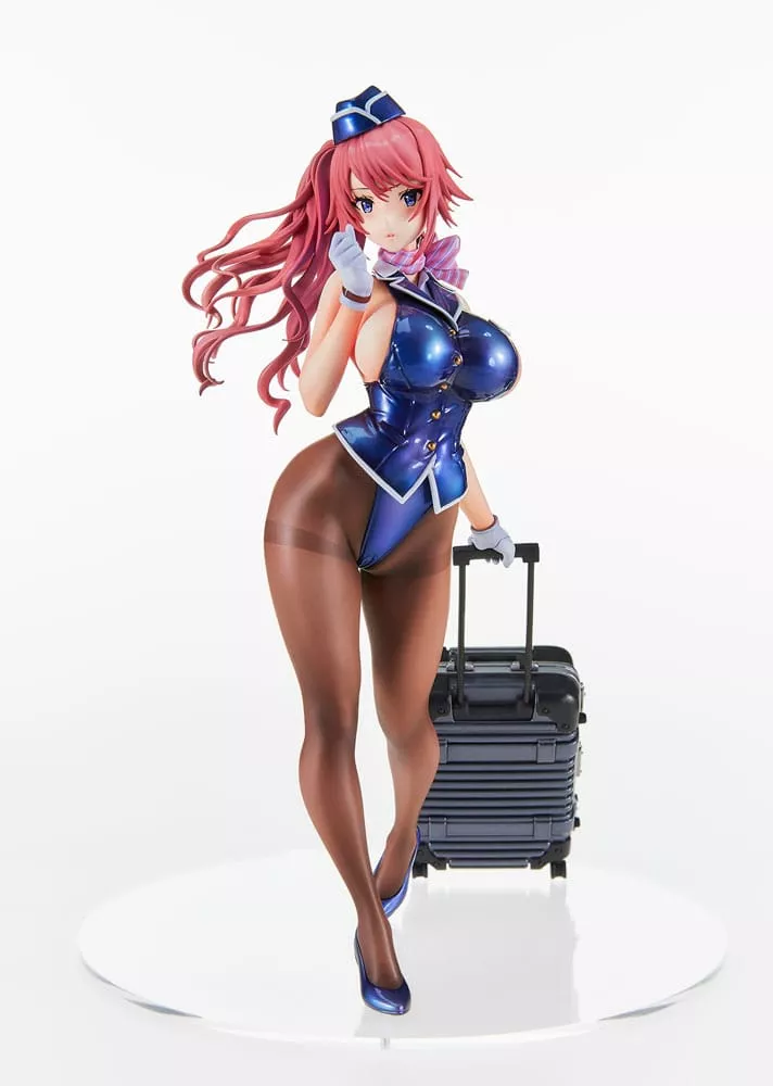 Original Character PVC Soška Tight na Oshigoto Work 3: Cabin Attendant Aya Saionji 25 cm Vertex