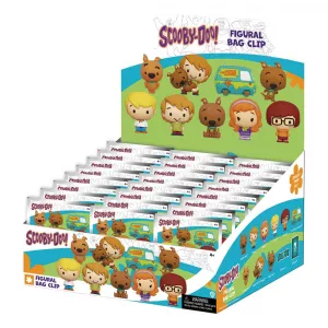 Scooby Doo 3D PVC Taška Clips Series 1 Display (24)