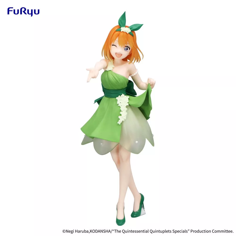 The Quintessential Quintuplets Trio-Try-iT PVC Soška Nakano Yotsuba Pastel Dress Ver. 22 cm Furyu