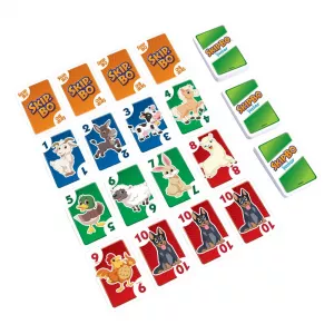 Skip-Bo Junior Card Game Mattel