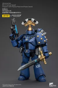 Warhammer The Horus Heresy Akční Figurka 1/18 Ultramarines MK VI Tactical Squad Sergeant a Plasma Pistol and Power Sword 20 cm Joy Toy (CN)