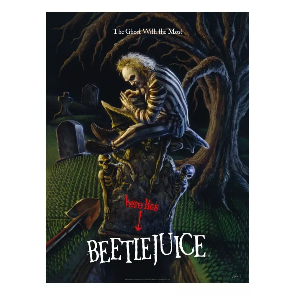 Beetlejuice Art Print The Ghost a The Most 41 x 61 cm - unframed Sideshow Collectibles