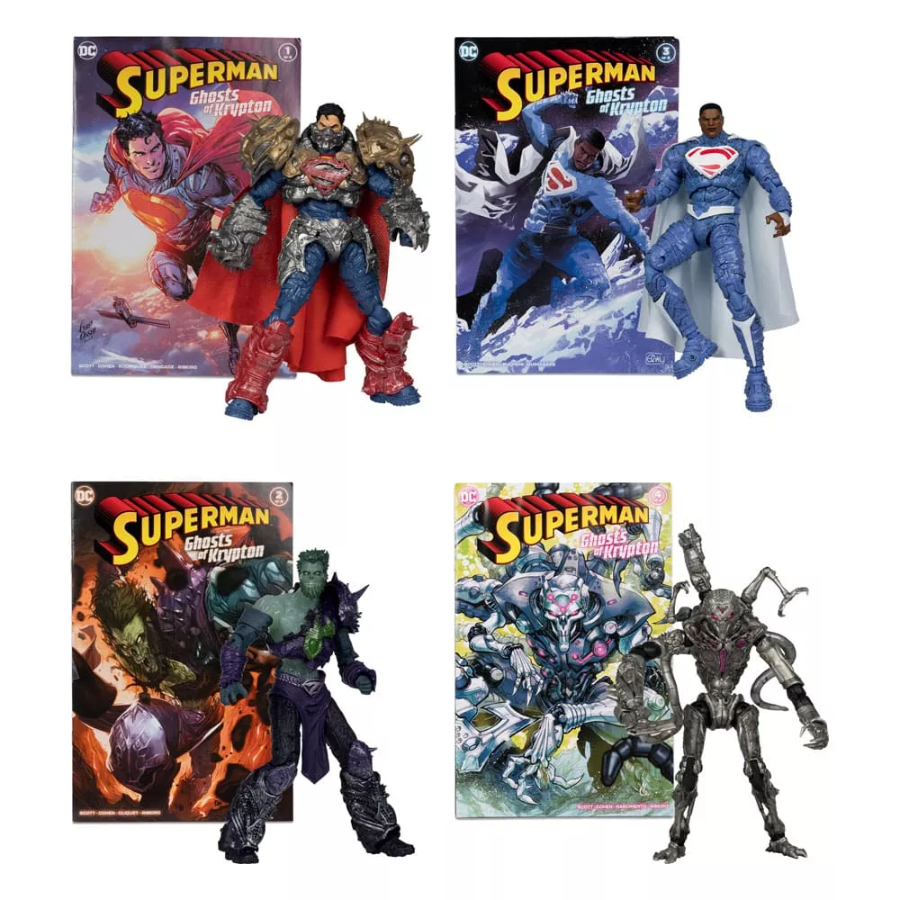 DC Direct Akční Figurky 18 cm Superman Wave 5: Superman - Ghosts of Kryton Sada (6) McFarlane Toys