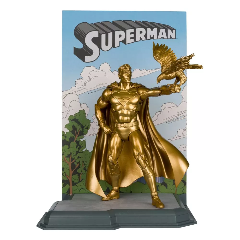 DC Multiverse Akční FigureSuperman (Centennial Park Tribute Statue) Gold Label 18 cm McFarlane Toys