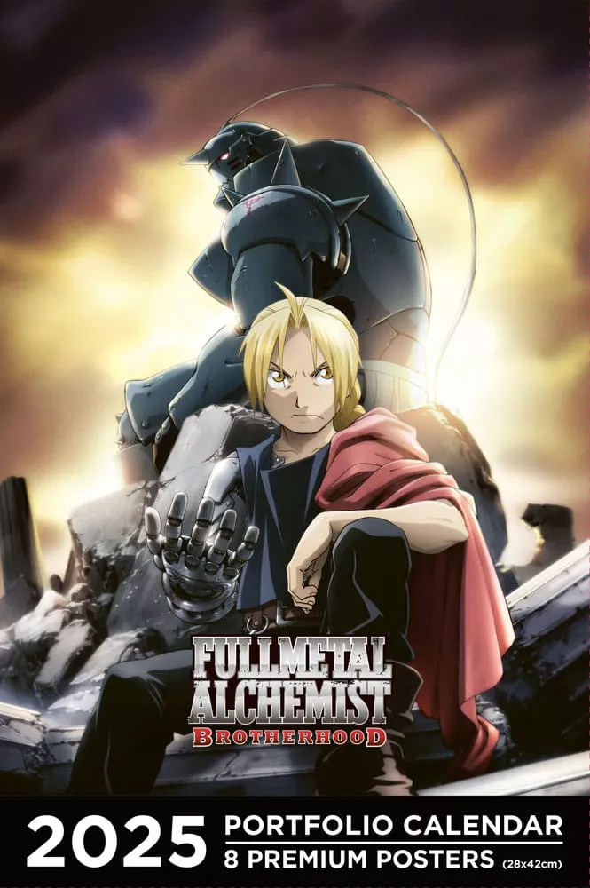 Fullmetal Alchemist Portfolio Kalendář 2025 Anglická Verze Ynnis Editions