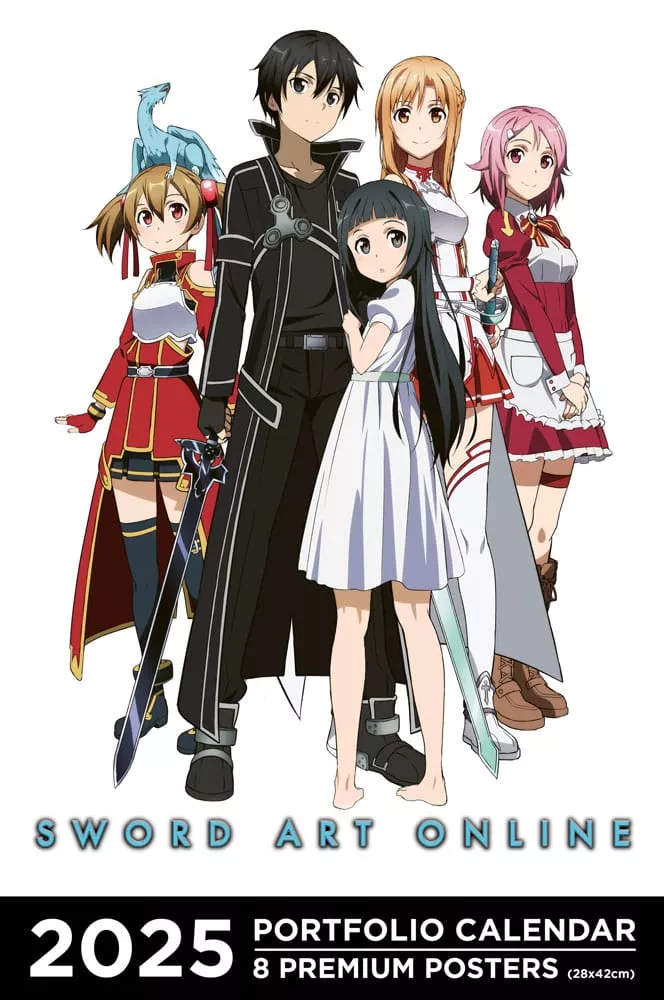 Sword Art Online Portfolio Kalendář 2025 Anglická Verze Ynnis Editions