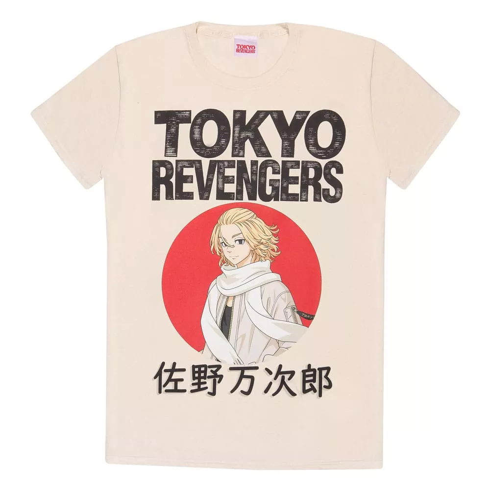 Tokyo Revengers Tričko Manjiro Sano Red Circle Velikost S Heroes Inc