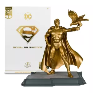 DC Multiverse Akční FigureSuperman (Centennial Park Tribute Statue) Gold Label 18 cm McFarlane Toys