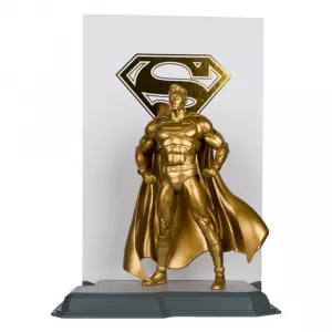 DC Multiverse Akční FigureSuperman (Centennial Park Tribute Statue) Gold Label 18 cm McFarlane Toys