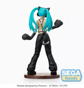 Hatsune Miku Project DIVA Arcade Future Tone SPM PVC Soška Hatsune Miku Kitty Cat 23 cm Sega