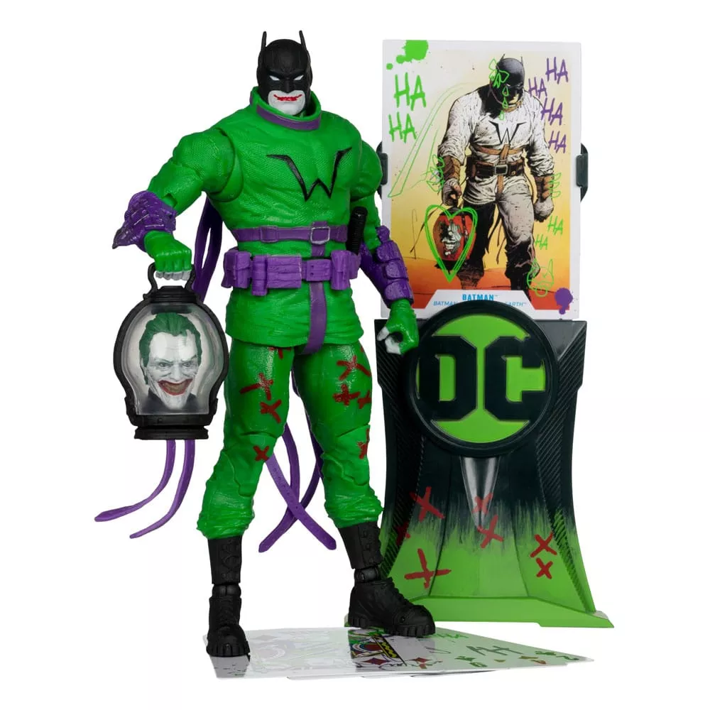 DC Multiverse Akční Figurka Batman (Batman: Last Knight on Earth) Jokerized (Gold Label) 18 cm McFarlane Toys