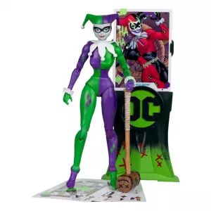 DC Multiverse Akční Figurka Harley Quinn (DC Classic) Jokerized (Gold Label) 18 cm