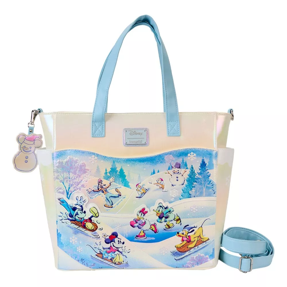 Disney by Loungefly Canvas Tote Taška Mickey and Friends Winter Wonderland