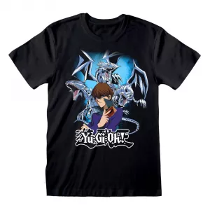 Yu-Gi-Oh! Tričko Kaiba Blue Eyes Velikost S