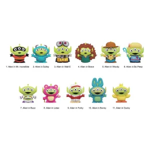 Toy Story 3D PVC Taška Clips Alien Remix Series 1 Display (24)