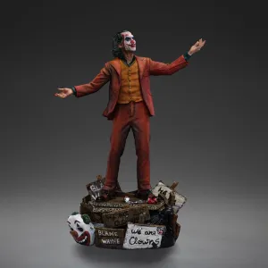 DC Comics Art Scale Deluxe Soška 1/10 Joker (Arthur Fleck) 19 cm Iron Studios