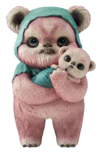 Star Wars Designer Soška Ewok by Mab Graves Pink Variant 18 cm