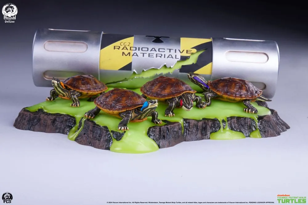 Teenage Mutant Ninja Turtles Diorama Soška 1/1 Origins 13 cm Premium Collectibles Studio