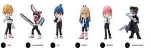 Chainsaw Man Anime Series Mini Figurky 9 cm Display (6)